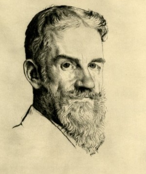 George Bernard Shaw by William Strang (1907)