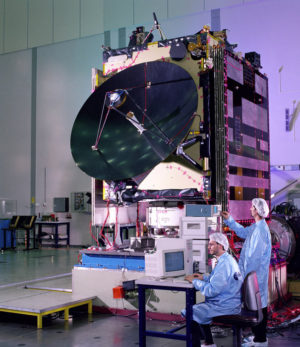 The European Space Agency's Rosetta Spacecraft ready for simulation testing in 2004, an example of underutilized technology in the United States. The spacecraft is currently preparing for its dropping of a lander on a comet, after spending 10 years in space. The first of its kind, it may answer some questions that key to the understanding of our own evolution: how the solar system formed, did comets bring organic matter and/or water to Earth?
