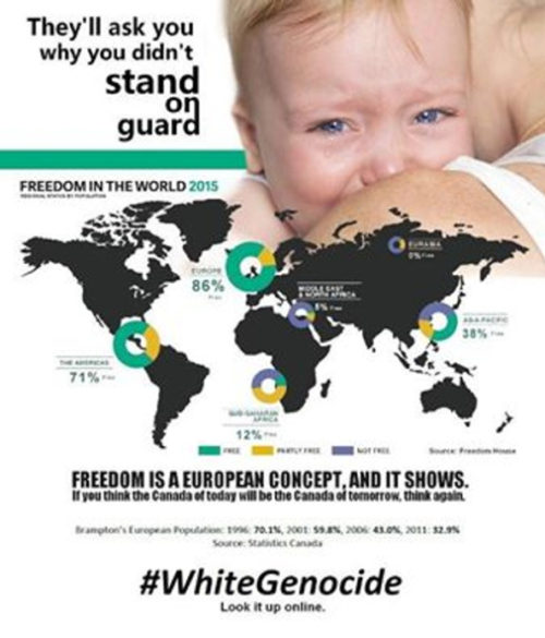 Diversity Police Investigate White Genocide Flyers in